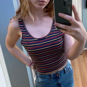 Topshop Striped Colorful Tanktop